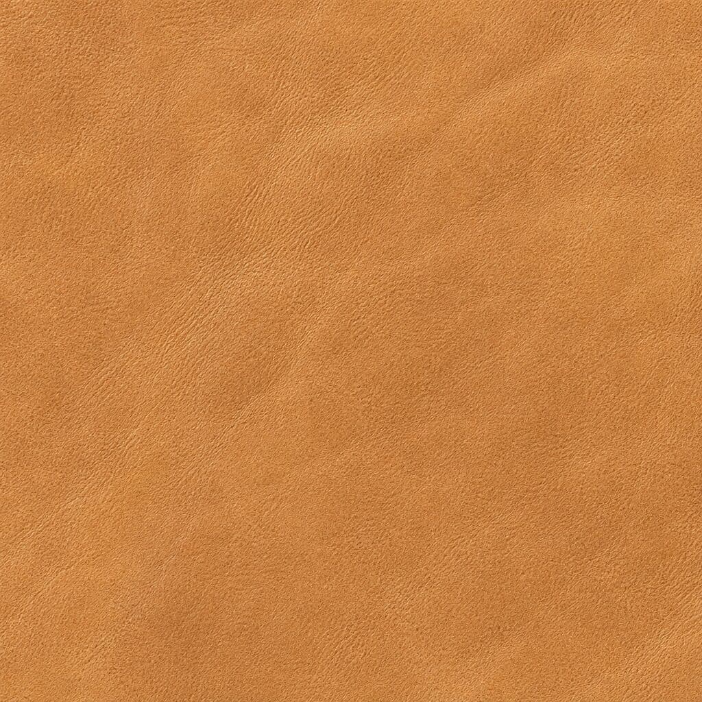Cuero napa plena flor GF Group — poros naturales visibles, color caramel, ideal para portadocumentos y carpetas ejecutivas