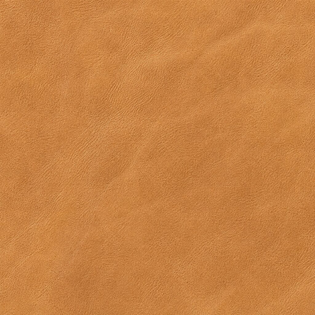 Cuero napa plena flor GF Group — poros naturales visibles, color caramel, ideal para portadocumentos y carpetas ejecutivas